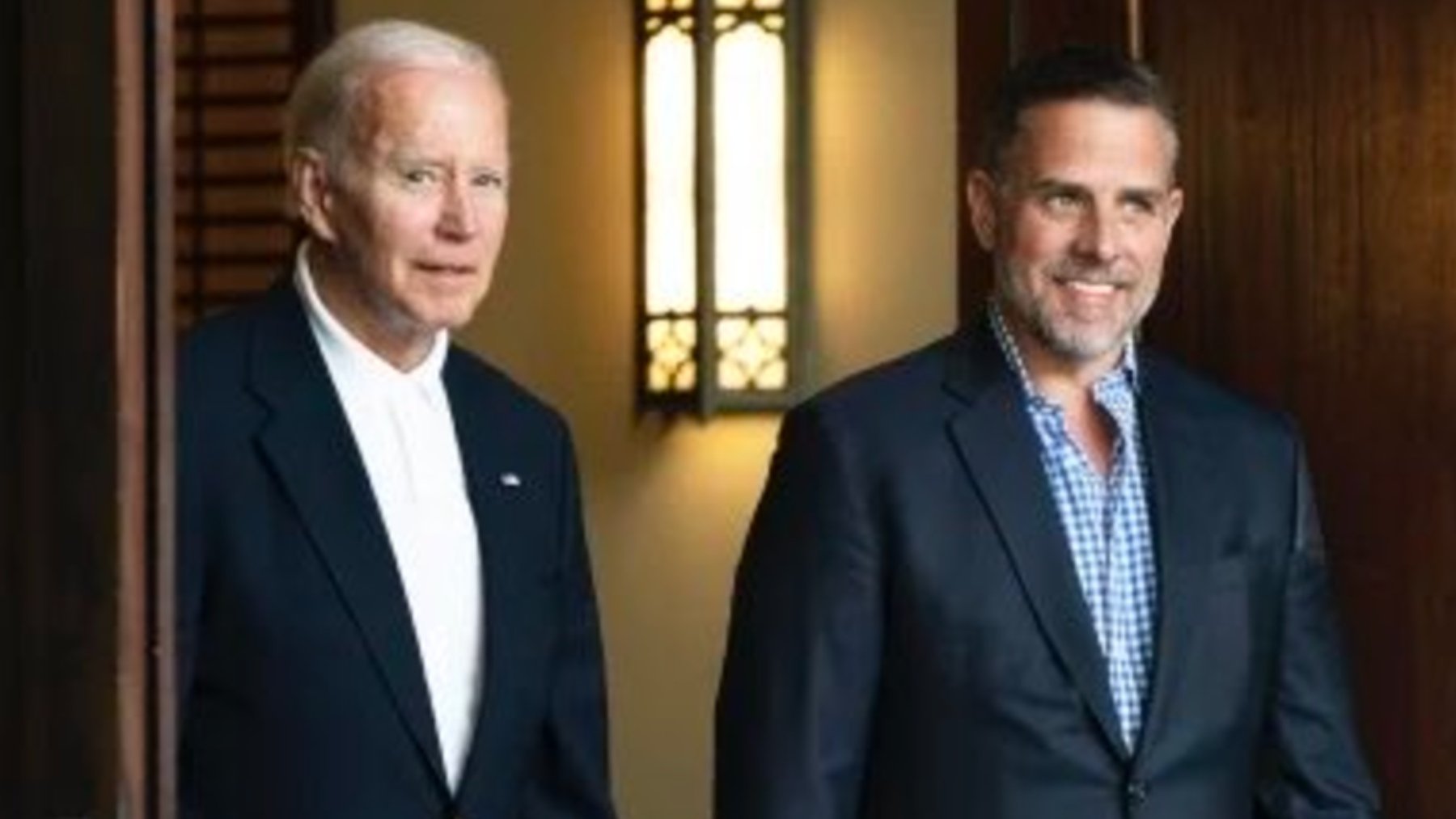 Joe Biden y Hunter Biden.