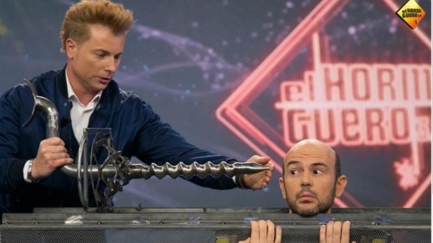 El Mago Yunke junto a Jandro en el plató de El Hormiguero (Atresmedia).