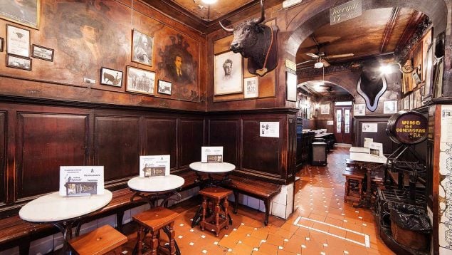 la taberna más antigua de Madrid, la taberna más antigua de España, taberna favorita de famosos en España, bar más antiguo de Madrid