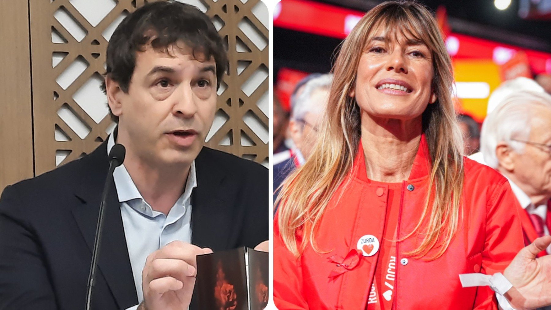 El hermano de Pedro Sánchez y Begoña Gómez. (Fotos: Europa Press)