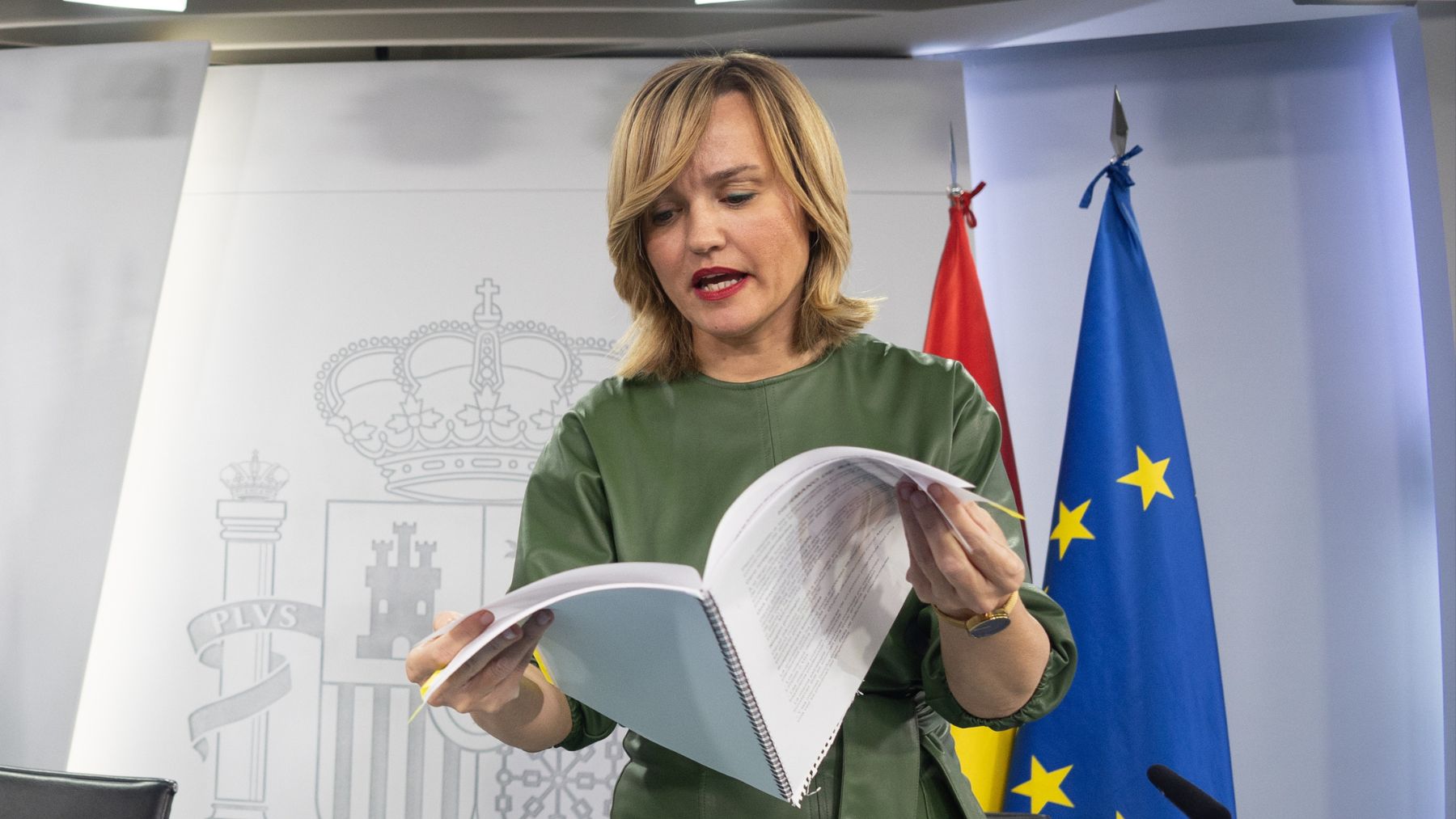 Pilar Alegría, portavoz del Gobierno. (Foto: EP)