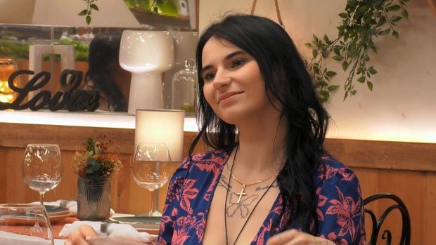 María en First Dates. (Mediaset)