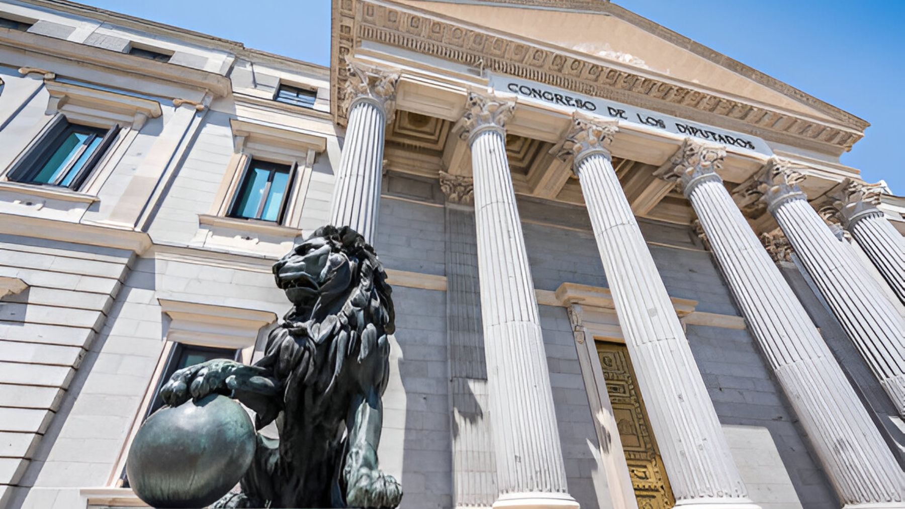 León del Congreso de los Diputados.