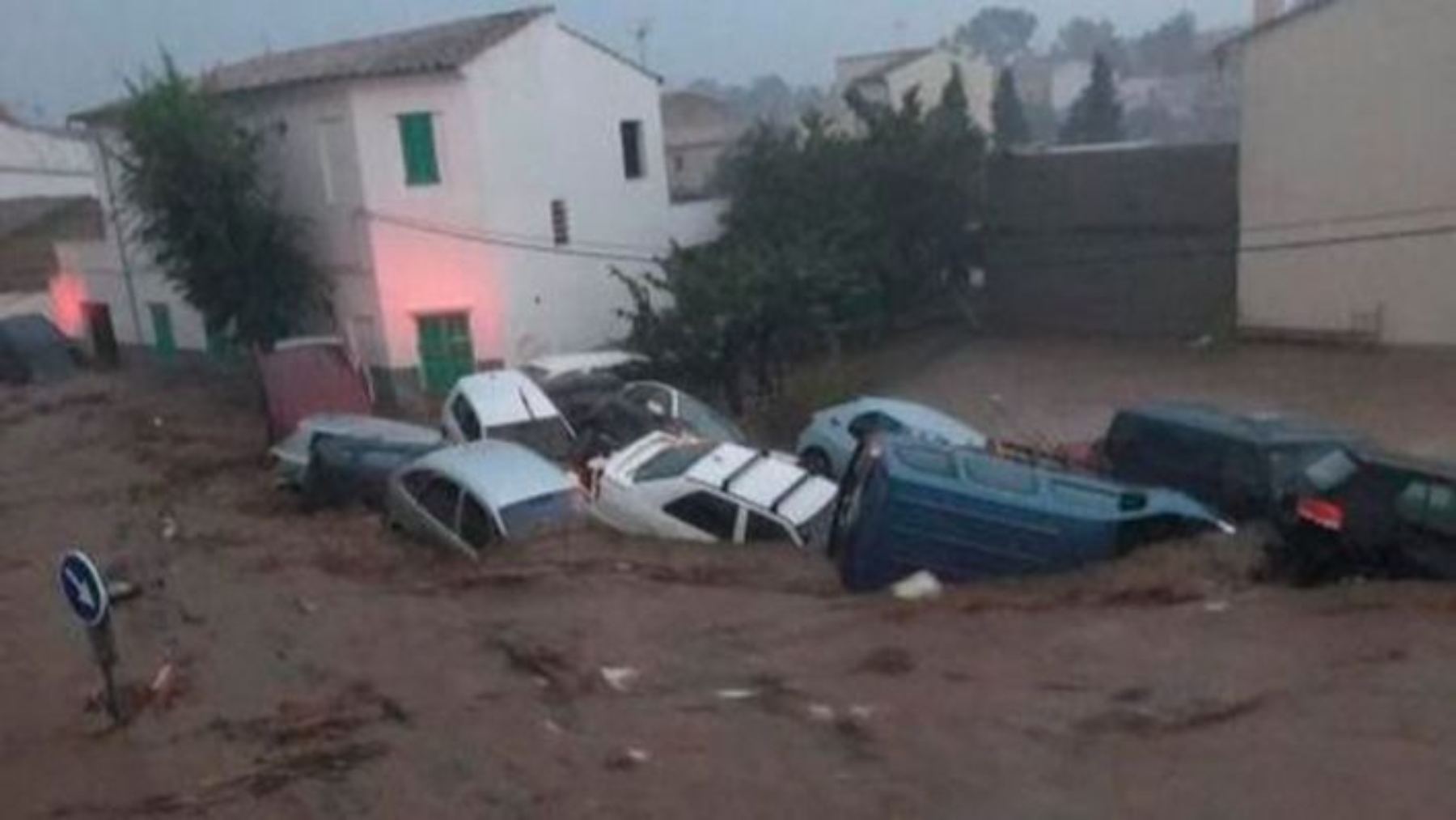 Imagen de las inundaciones de la localidad mallorquina de Sant Llorenç en 2018 donde hubo 13 muertos.