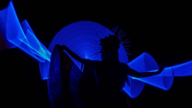 Luz azul