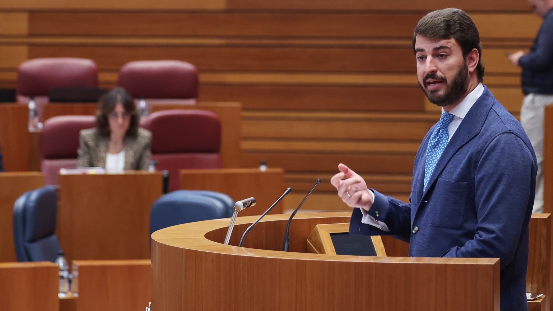 El portavoz de Vox en las cortes de Castilla y León, Juan García-Gallardo. (EP)