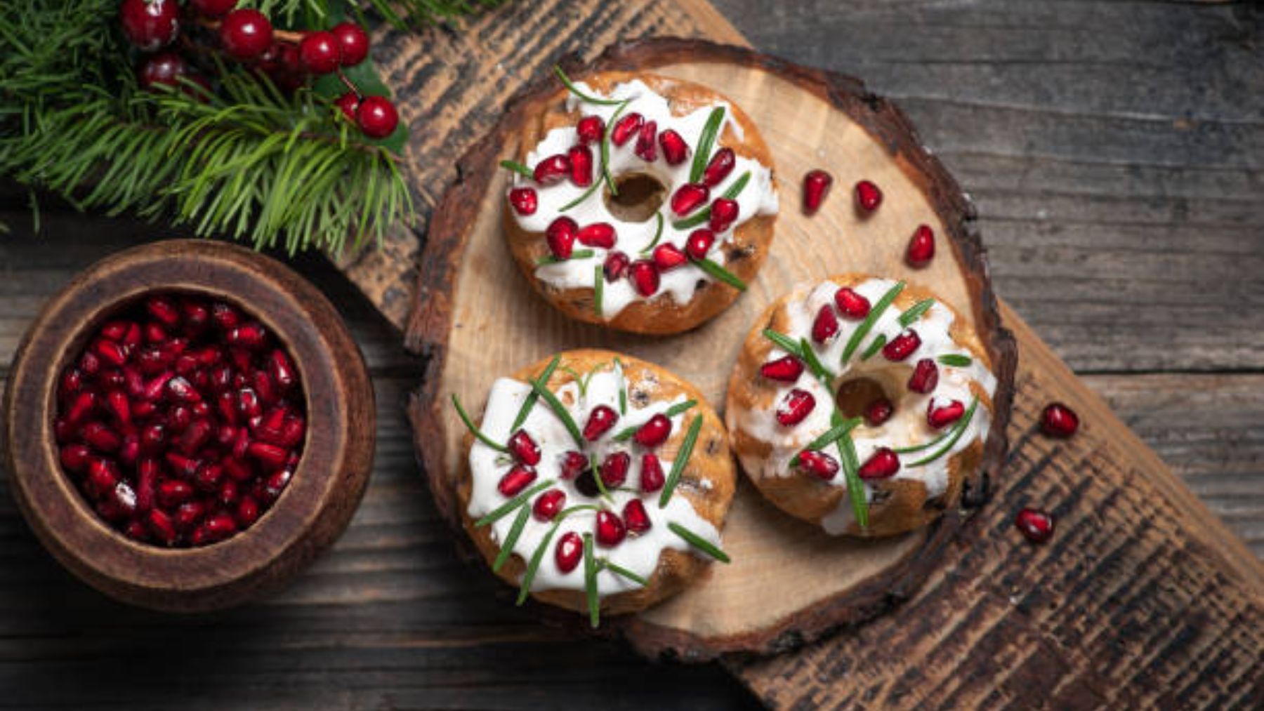 Mini tartas de queso.