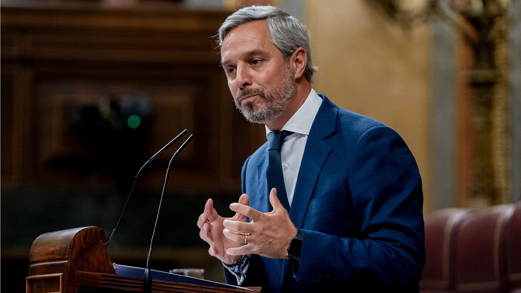 Juan Bravo, vicesecretario de Economía del PP. (Foto: Diego Puerta)