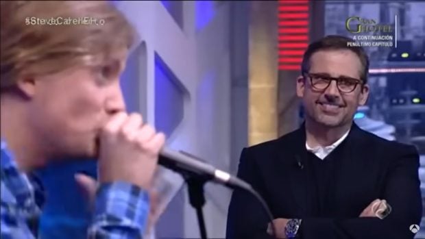 Grisón, el colaborador de La Revuelta, durante su paso por El Hormiguero en el año 2013 (Atresmedia).