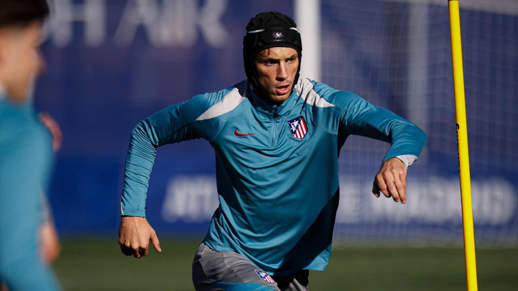 Le Normand, en el entrenamiento de esta mañana.