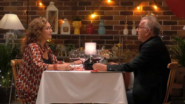 Ana y Manuel durante su cita de 'First Dates'. (Mediaset)