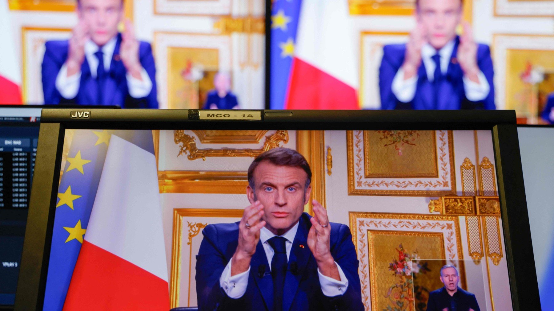 Emmanuel Macron durante su discurso tras la moción de censura (Foto: Ludovic Marin-AFP-dpa)