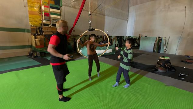 acrobacias Vértigo autismo alumnos Princesa de Asturias