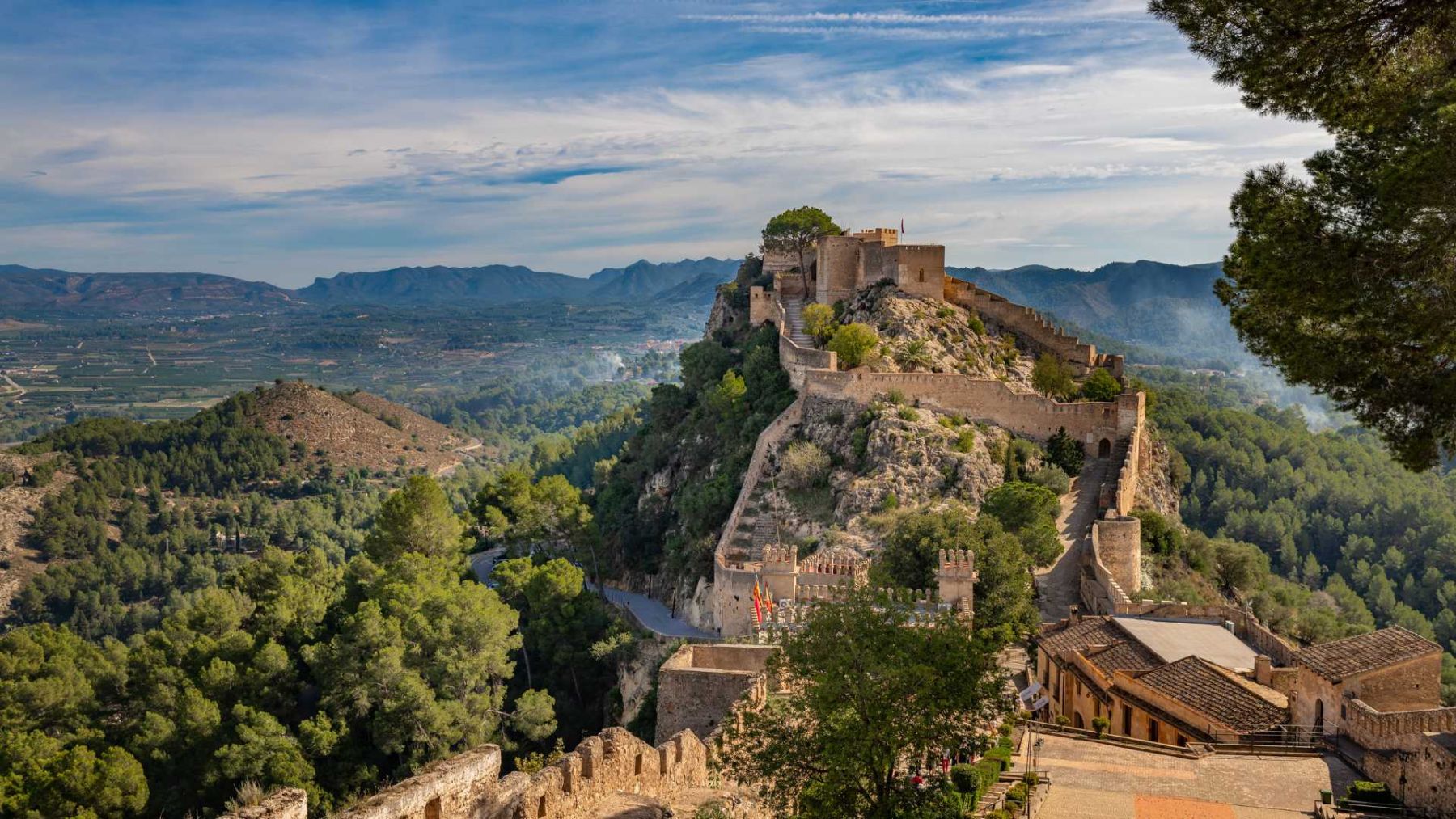 Castillo de Xàtiva @Turisme Comunitat Valenciana