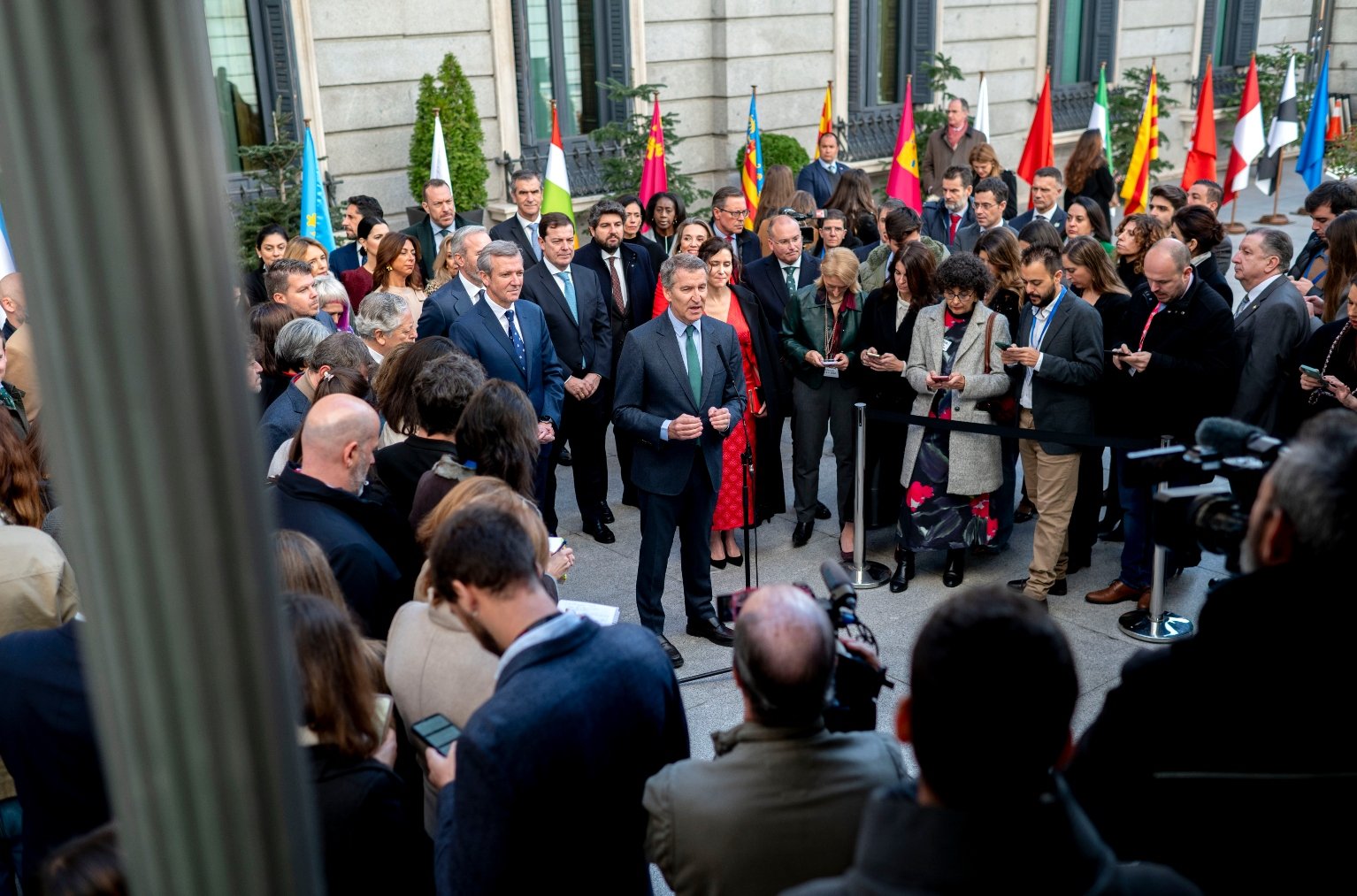 Alberto Núñez Feijóo, en el Congreso.