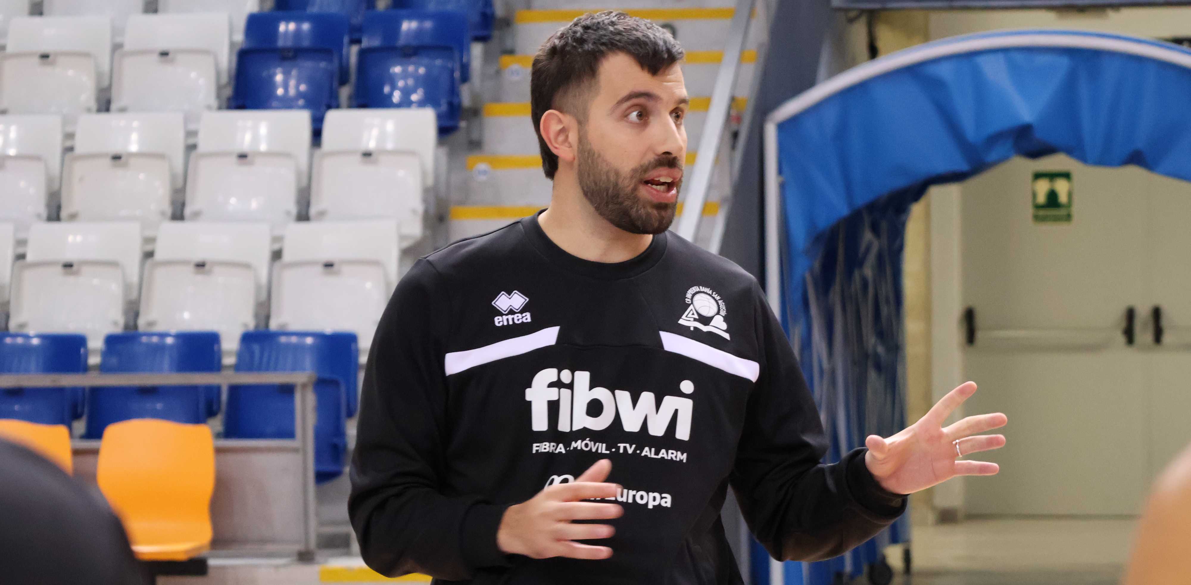 Pablo Cano, en el entrenamiento.