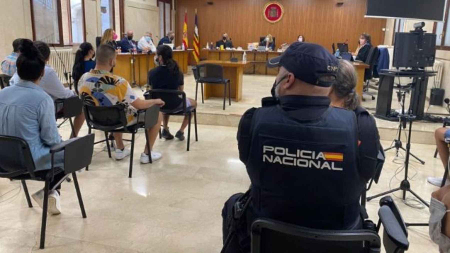 Miembros del clan de ‘Los Peludos’ en un juicio celebrado en 2021.