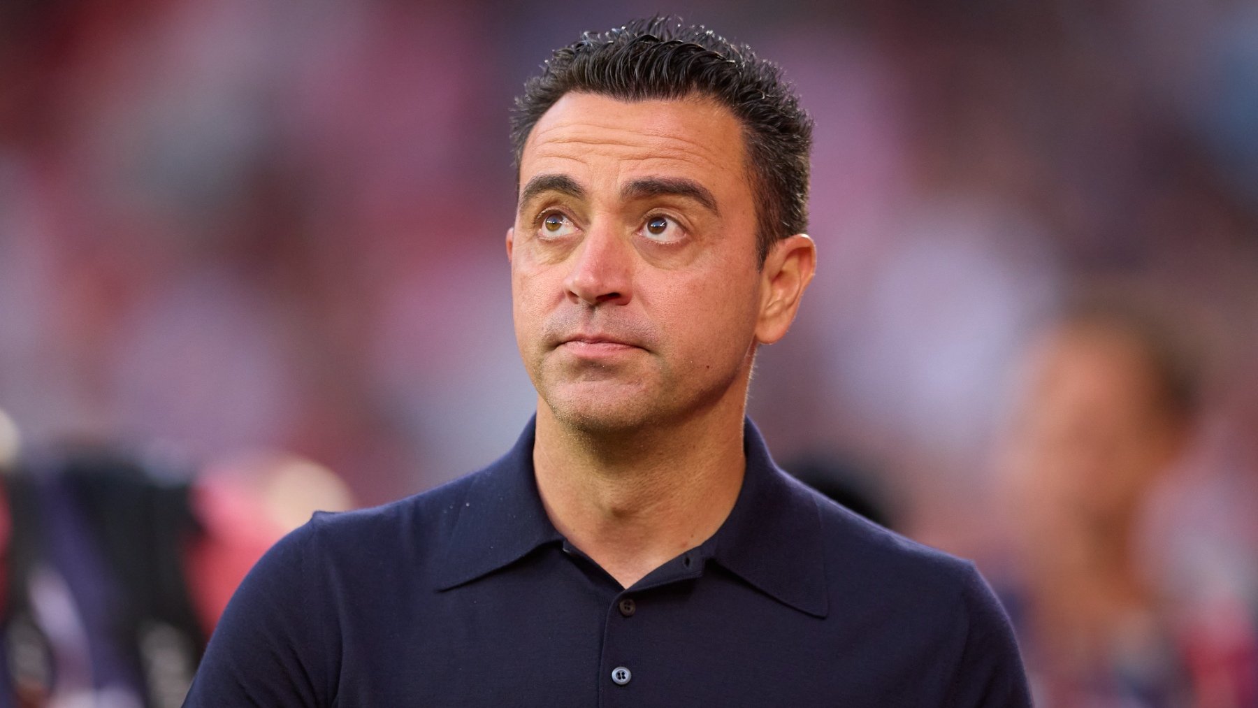 Xavi Hernández, ex entrenador del Barcelona. (Getty)