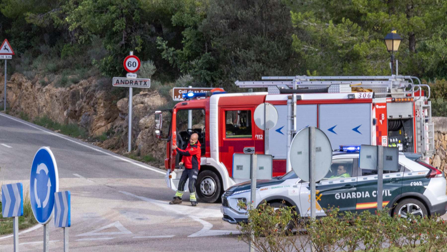 Incendio en Andratx. (Agencia EFE)