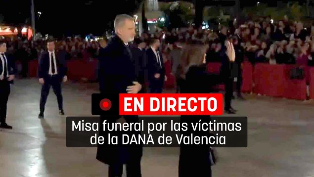 Misa funeral víctimas DANA Valencia directo