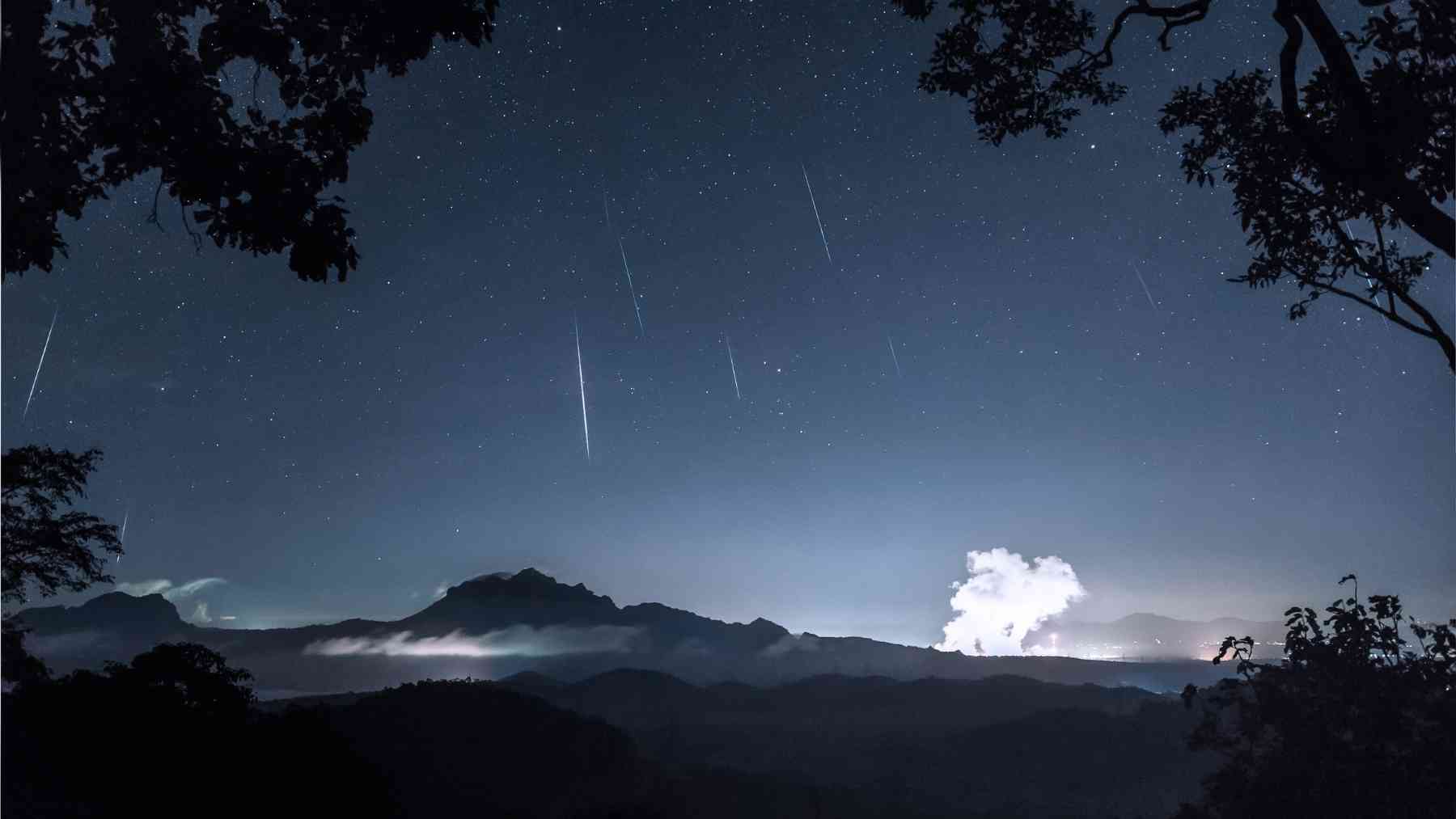 Lluvia de estrellas.