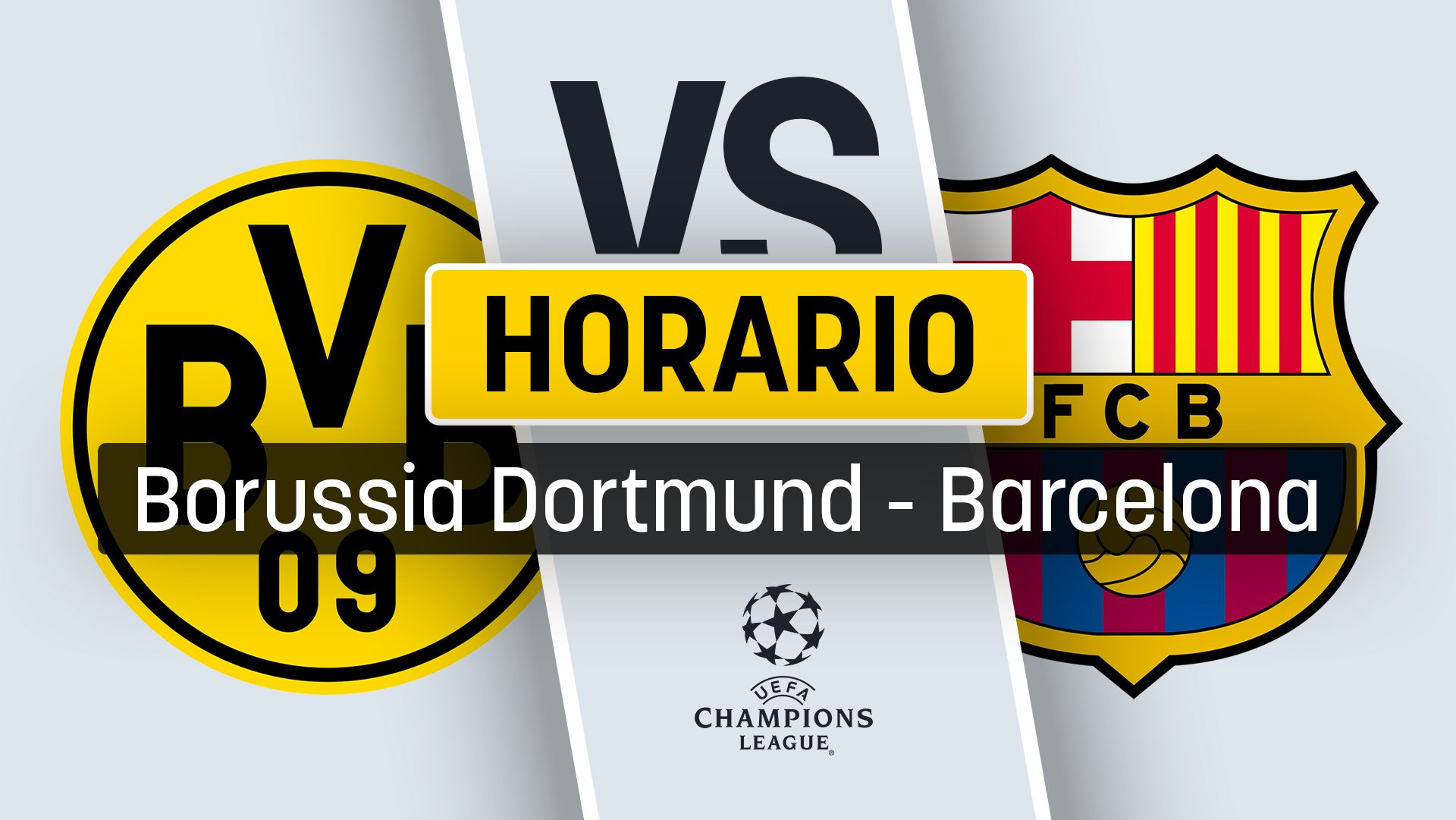 Horario Dortmund – Barcelona: dónde ver por TV y a qué hora es el partido de la Champions.