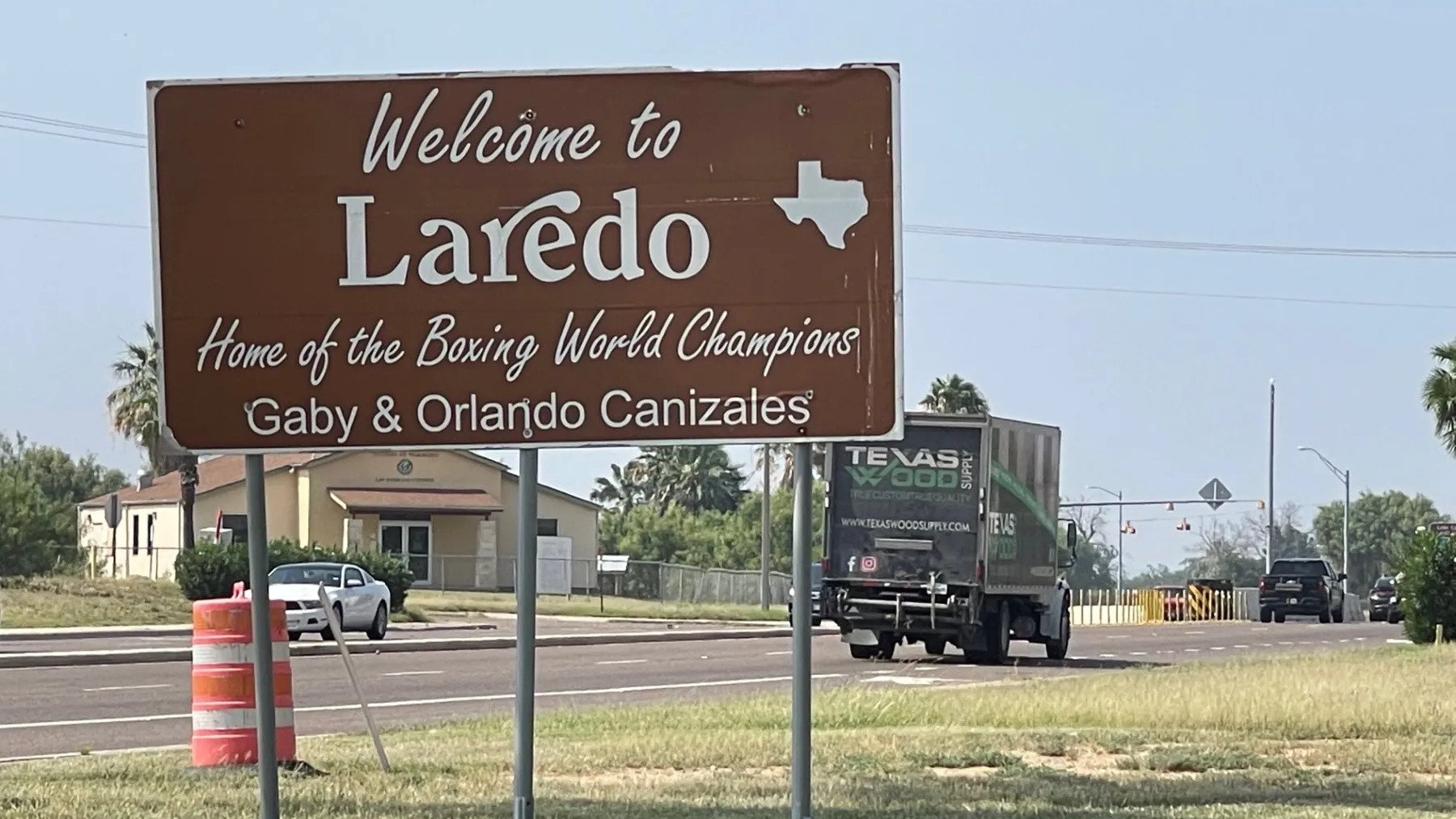 Entrada de Laredo. Foto: Border Report.