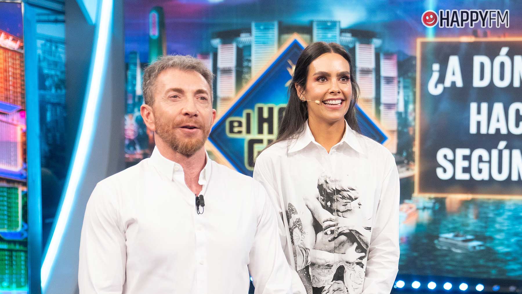 Pablo Motos y Cristina Pedroche en el plató de El Hormiguero (Atresmedia).