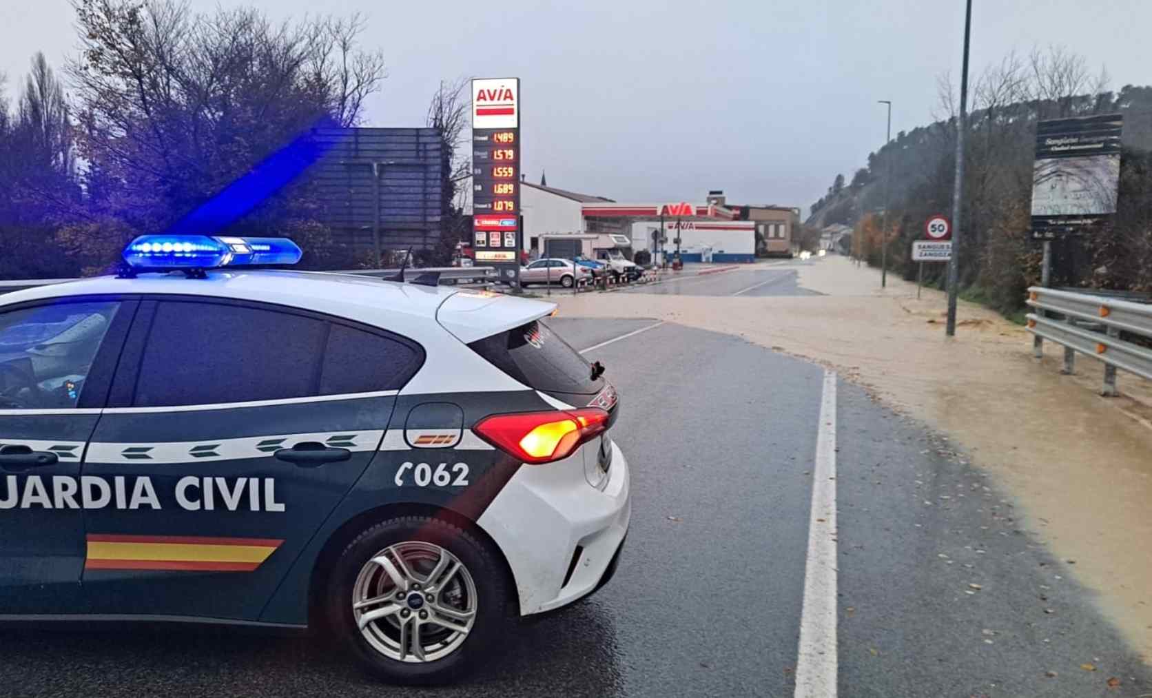 Guardia Civil en Sangüesa.