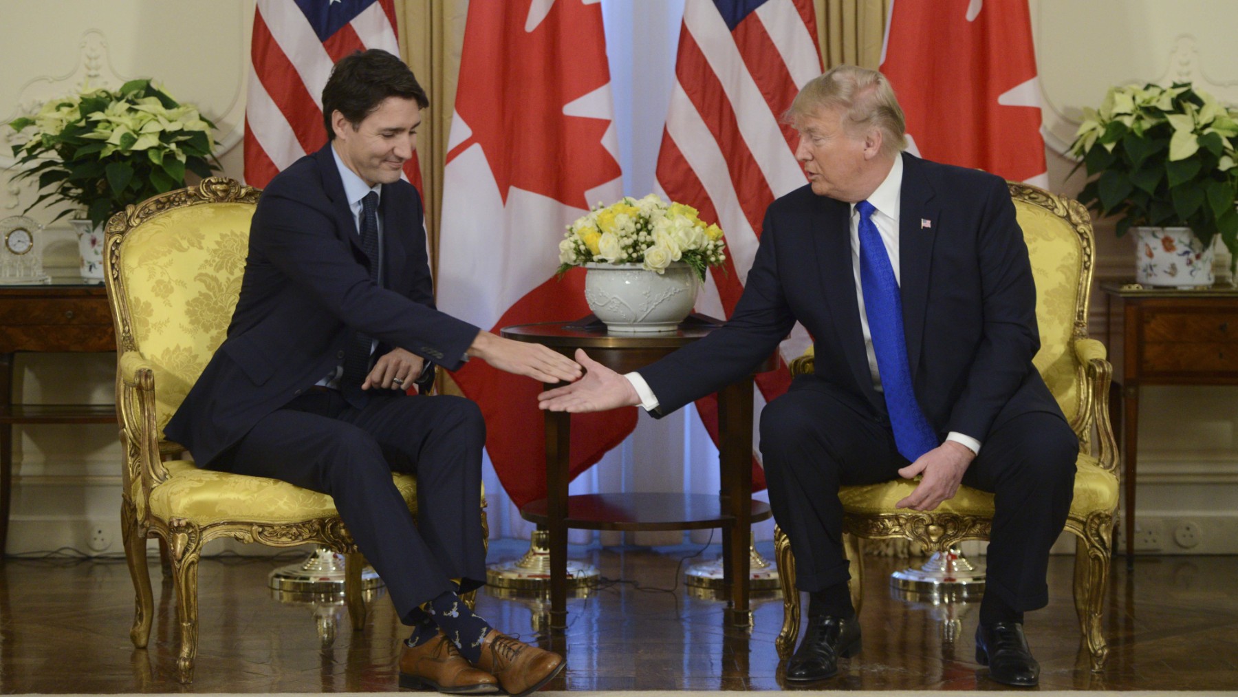 Donald Trump y Justin Trudeau. (Ep)