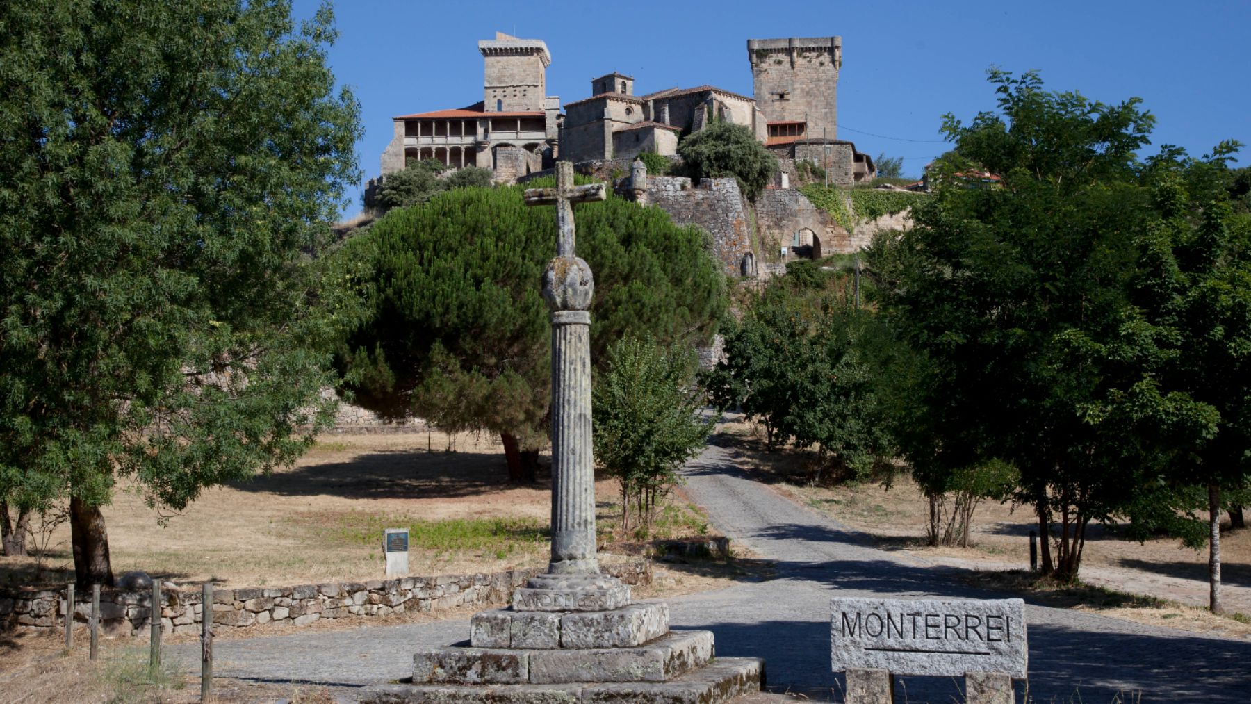 Una imagen del Castillo de Monterrei. (Castillo de Monterrei)