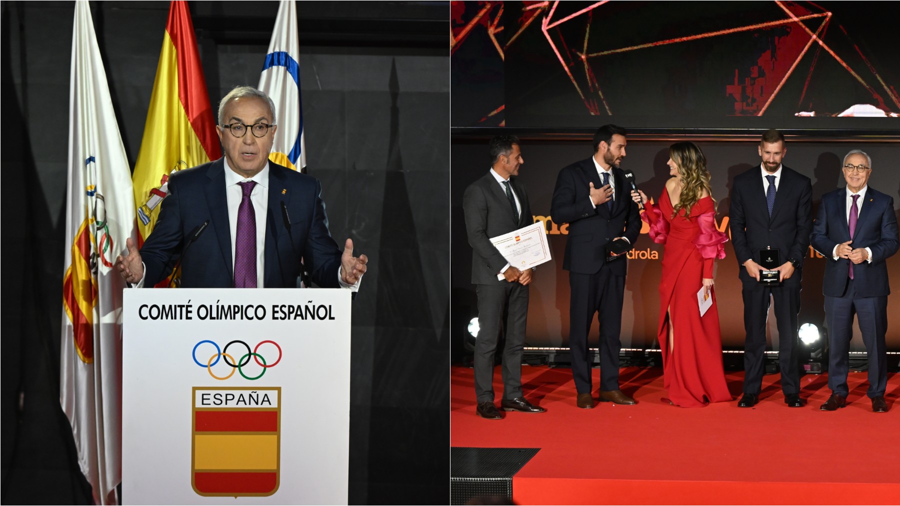 Gala del Comité Olímpico Español. (EFE)