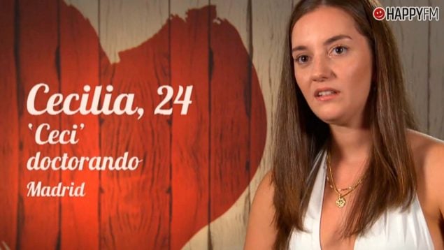 Cecilia, participante de First Dates. (Mediaset)