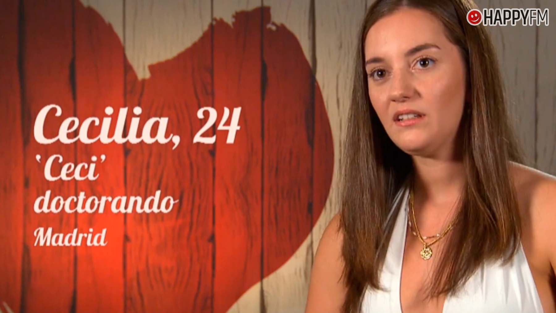 Cecilia, participante de First Dates. (Mediaset)