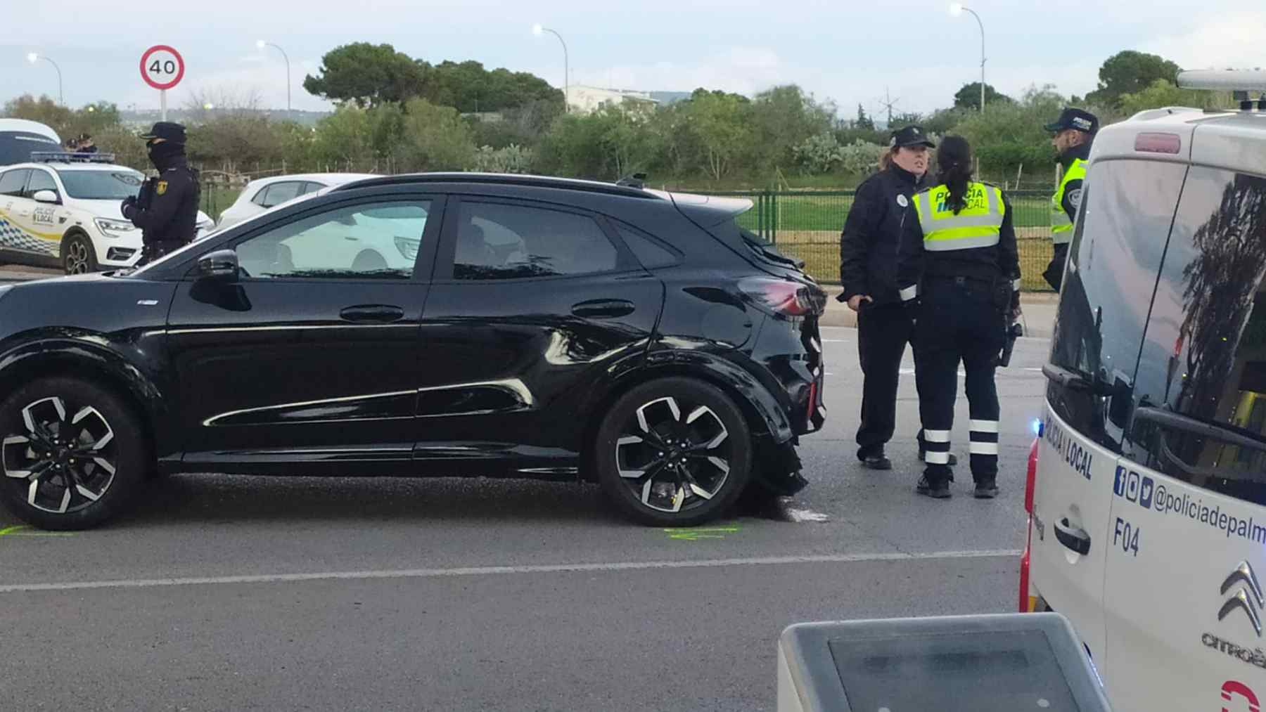 Imagen del lugar donde tuvo lugar el crimen en Palma.