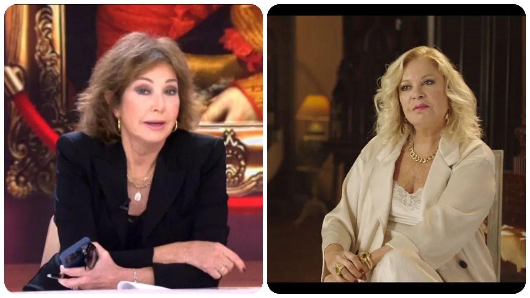 Ana Rosa Quintana y Bárbara Rey.