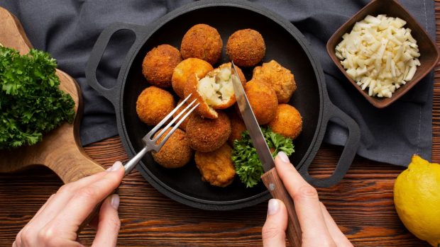 Croquetas, comida, trucos, platos