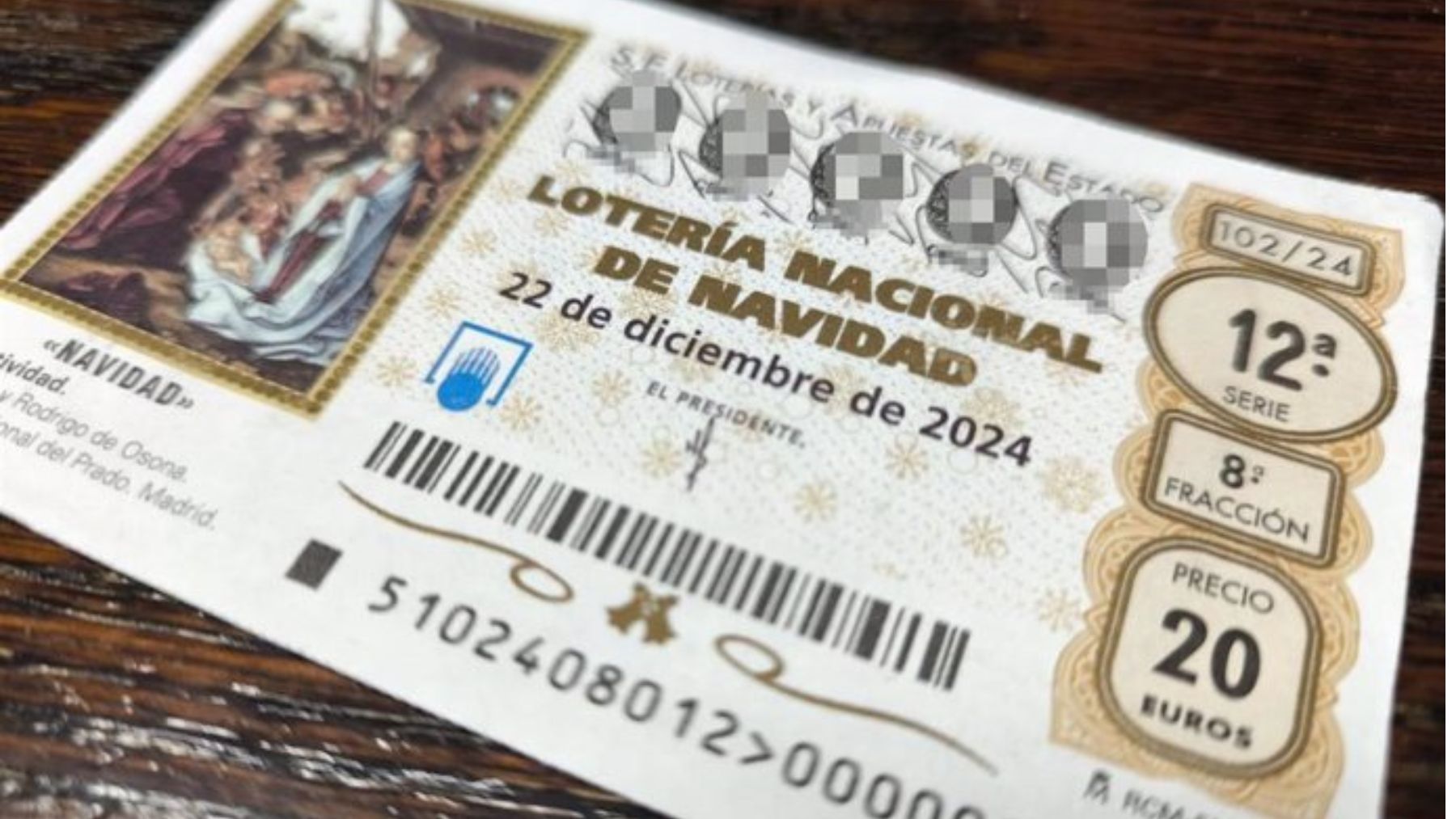Décimo de Lotería de Navidad. Foto: Europa Press