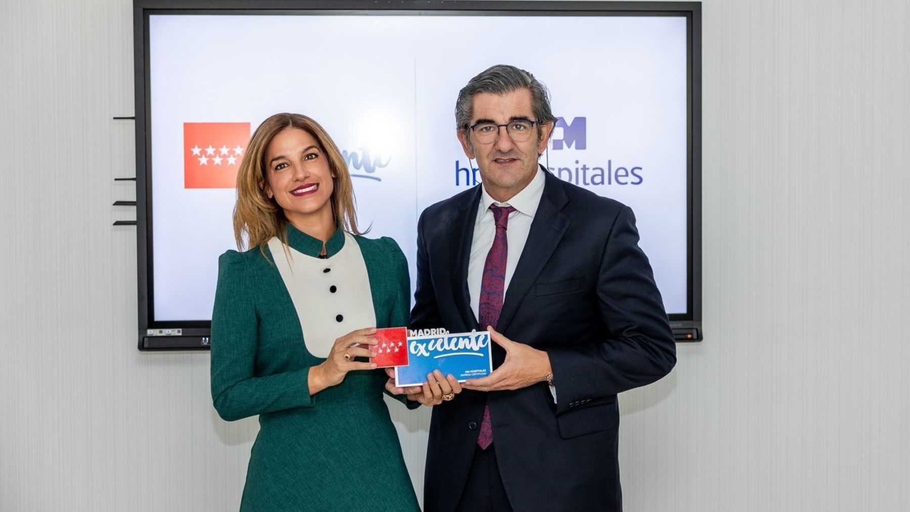 Entrega del sello Madrid Excelente a HM Hospitales.