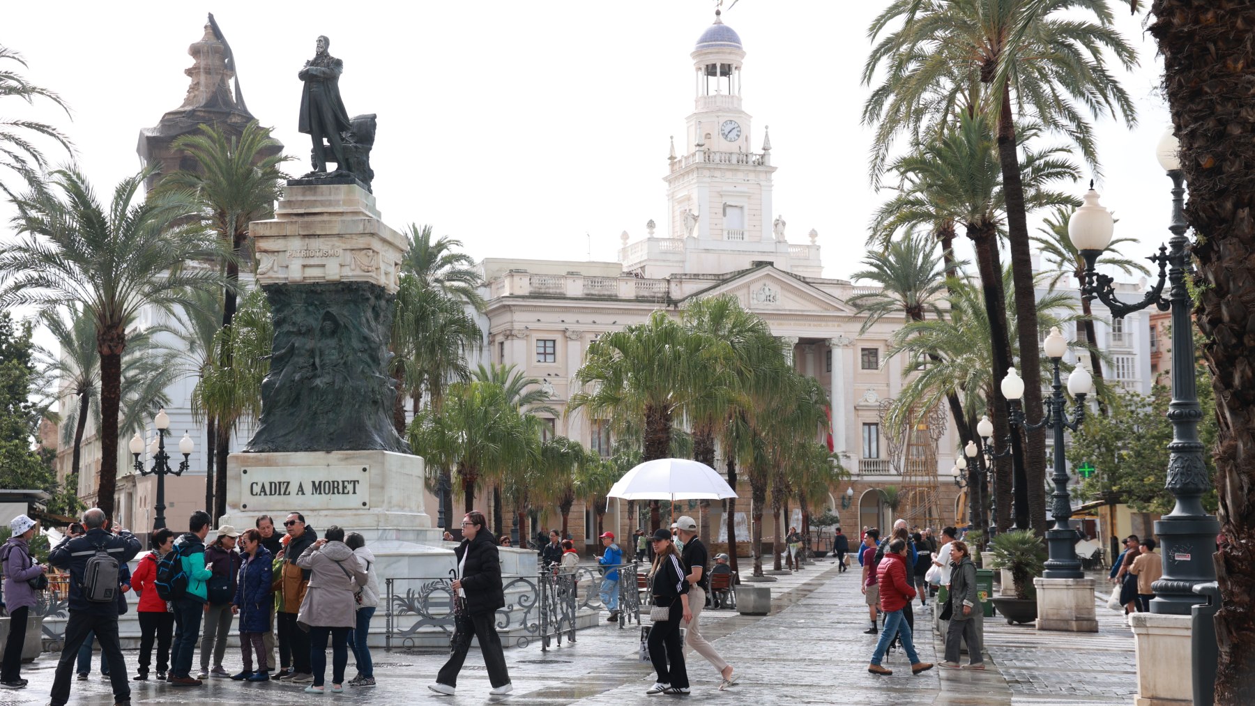 Cádiz, en un día de lluvia. (Foto: EP)