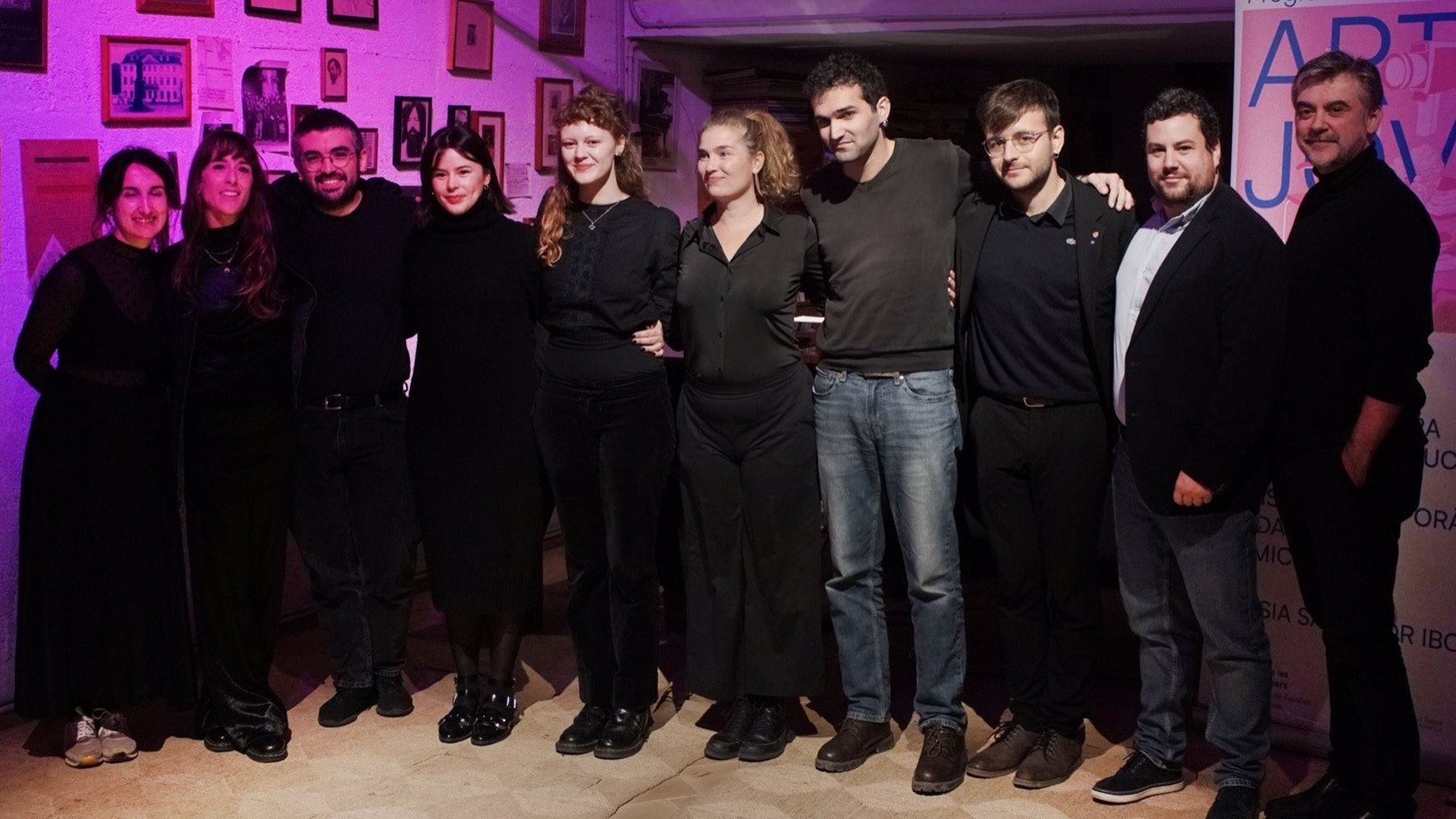 Acto de entrega del premio Art Jove de relato breve del IbJove.