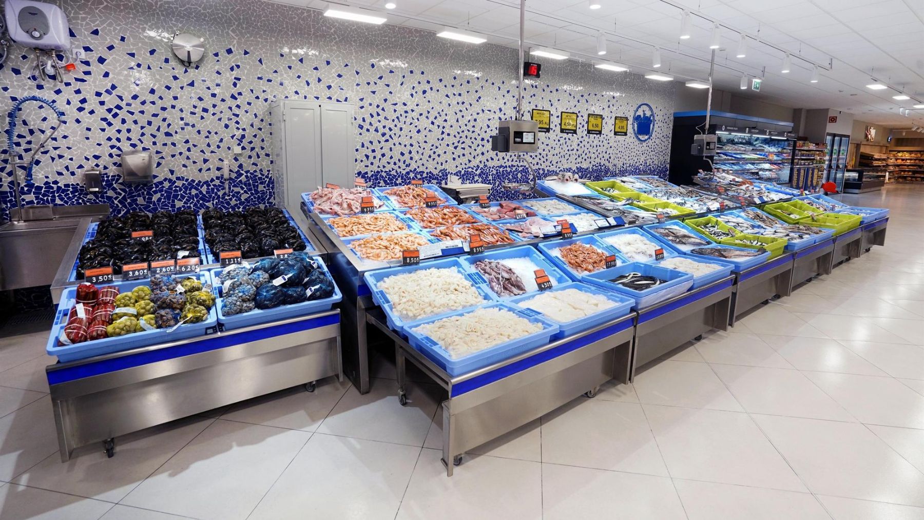 Pescadería de Mercadona.