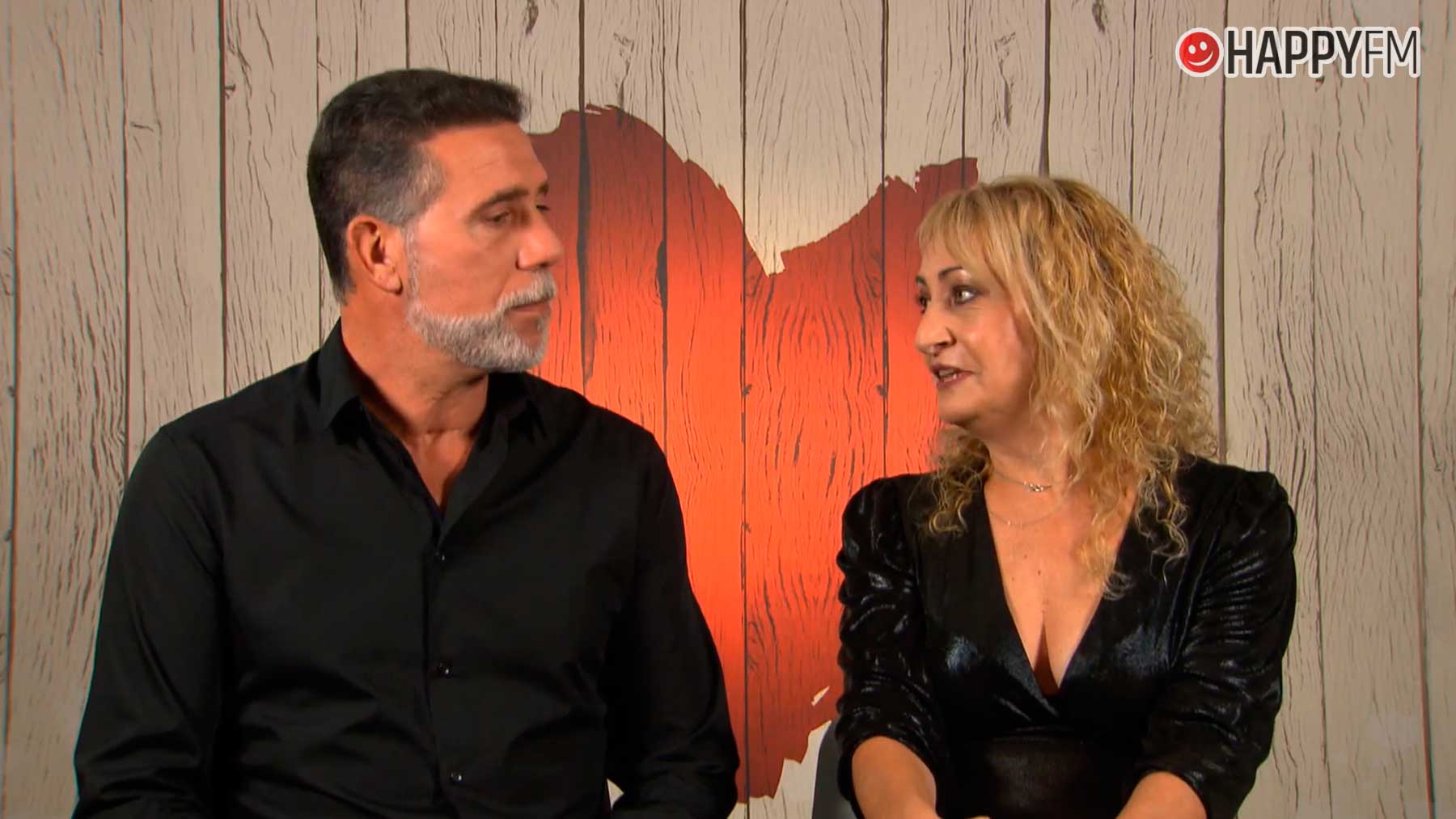 Raúl y María José, durante su cita en First Dates (Mediaset).