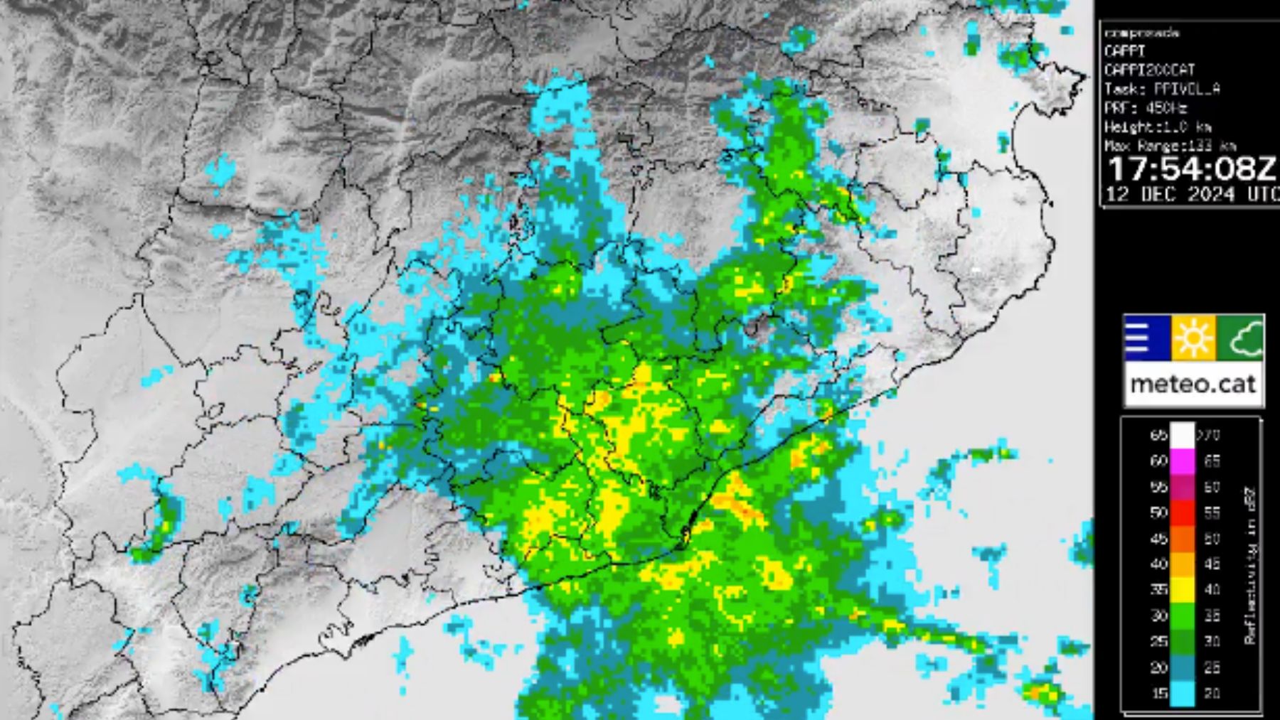 Previsión de Meteocat.