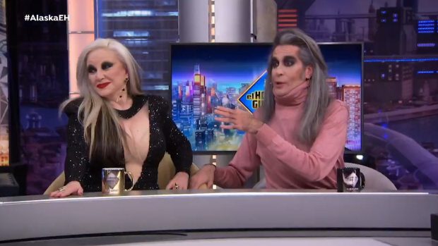 Alaska y Mario Vaquerizo en 'El Hormiguero'. (Atresmedia)