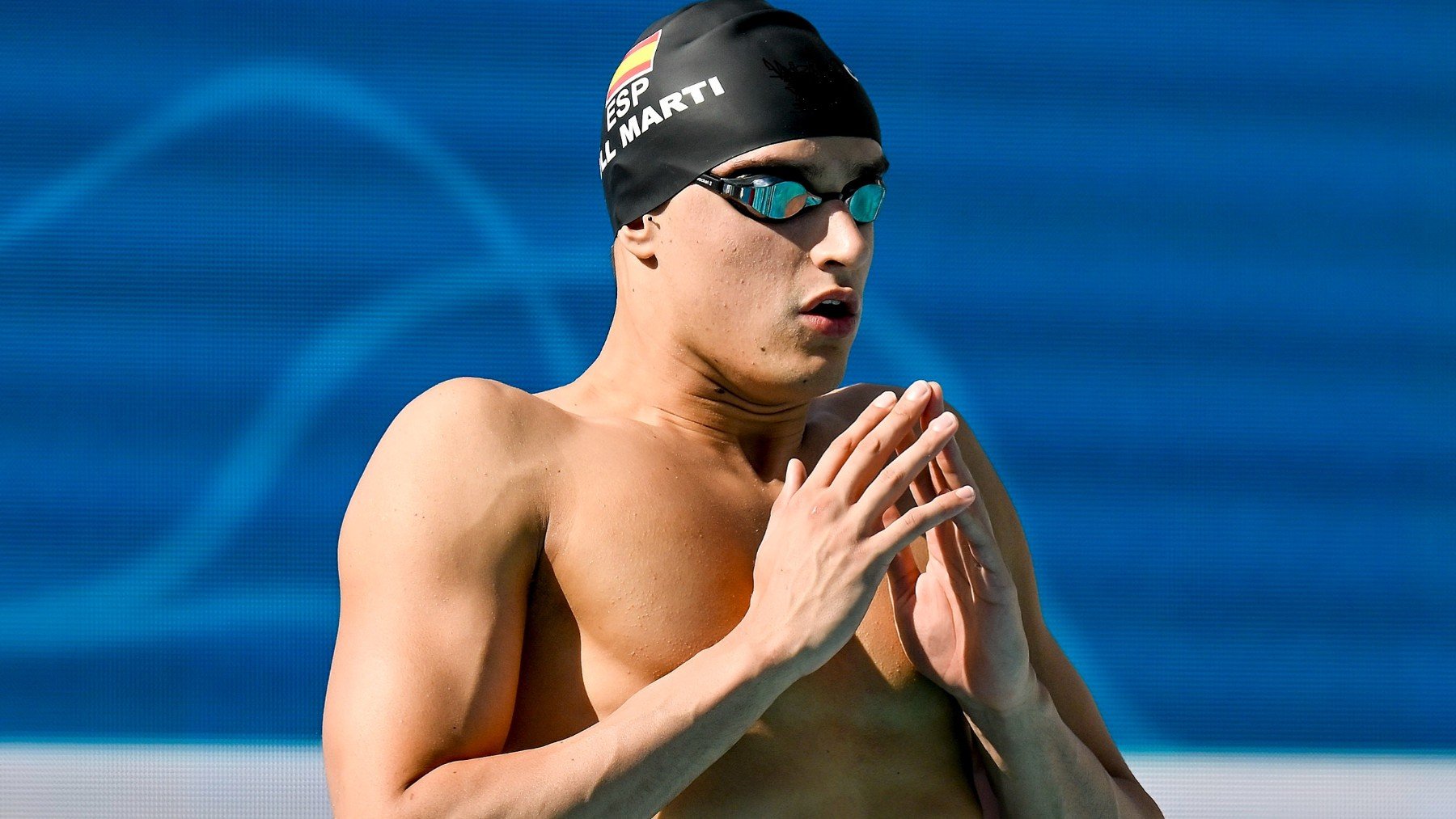 Carles Coll en los mundiales de natación. (Europa Press)