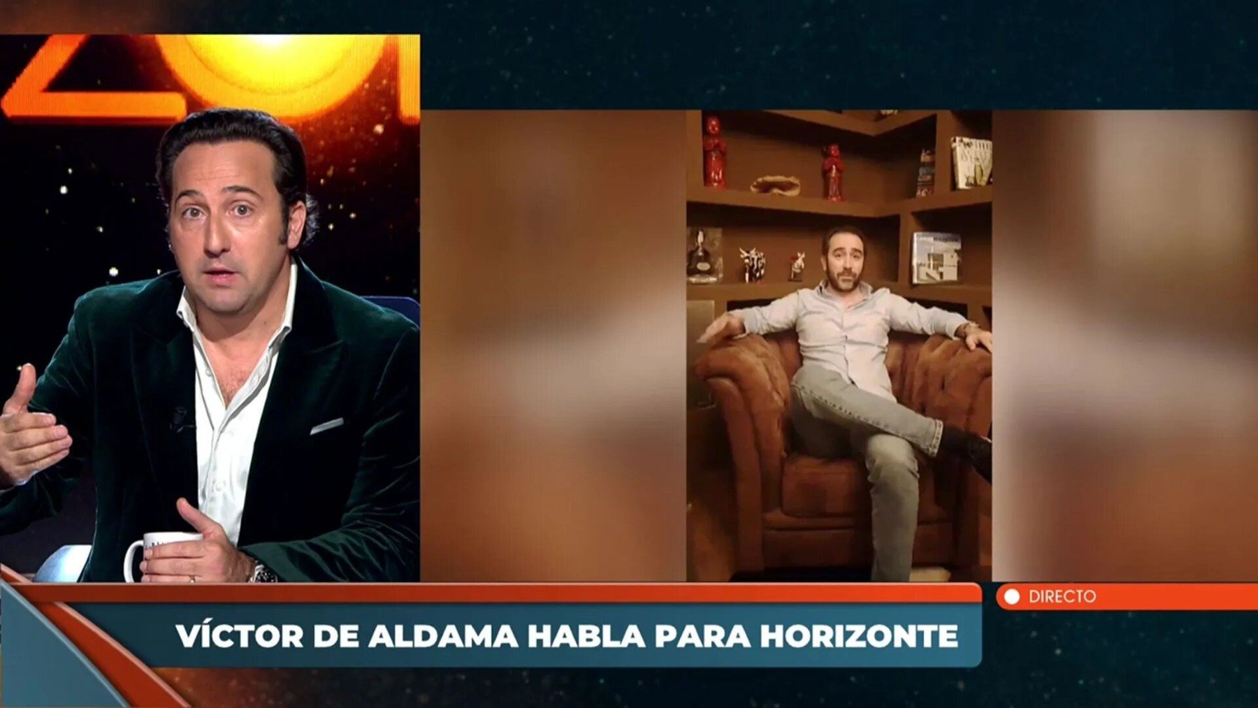 Iker Jiménez, en ‘Horizonte, presenta in vídeo de Víctor Aldama.