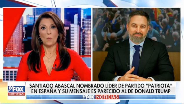 Abascal en Fox News: «Trump, Milei y Vox marcan el futuro de Occidente»