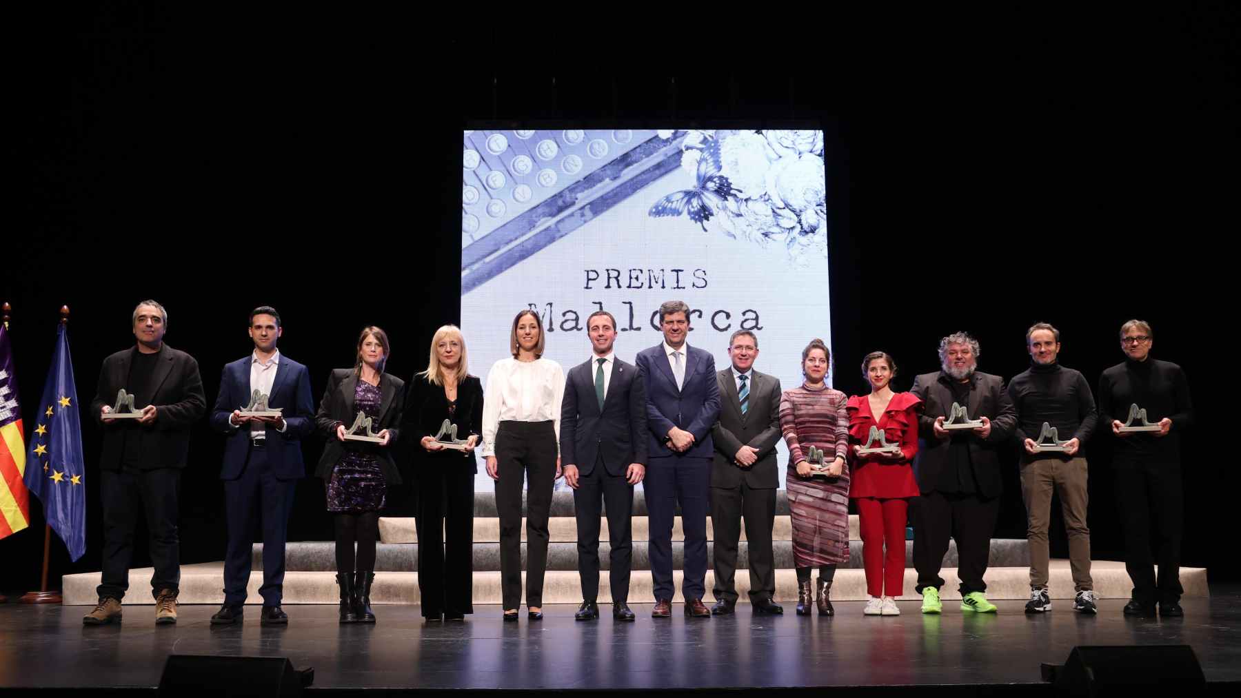 Los galardonados en los Premios Mallorca 2024 de Creación Literaria y Fotografía Contemporánea.Los galardonados en los Premios Mallorca 2024 de Creación Literaria y Fotografía Contemporánea.