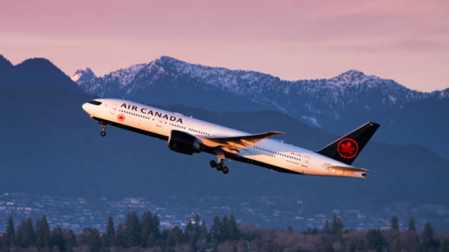 Avión de Air Canadá.